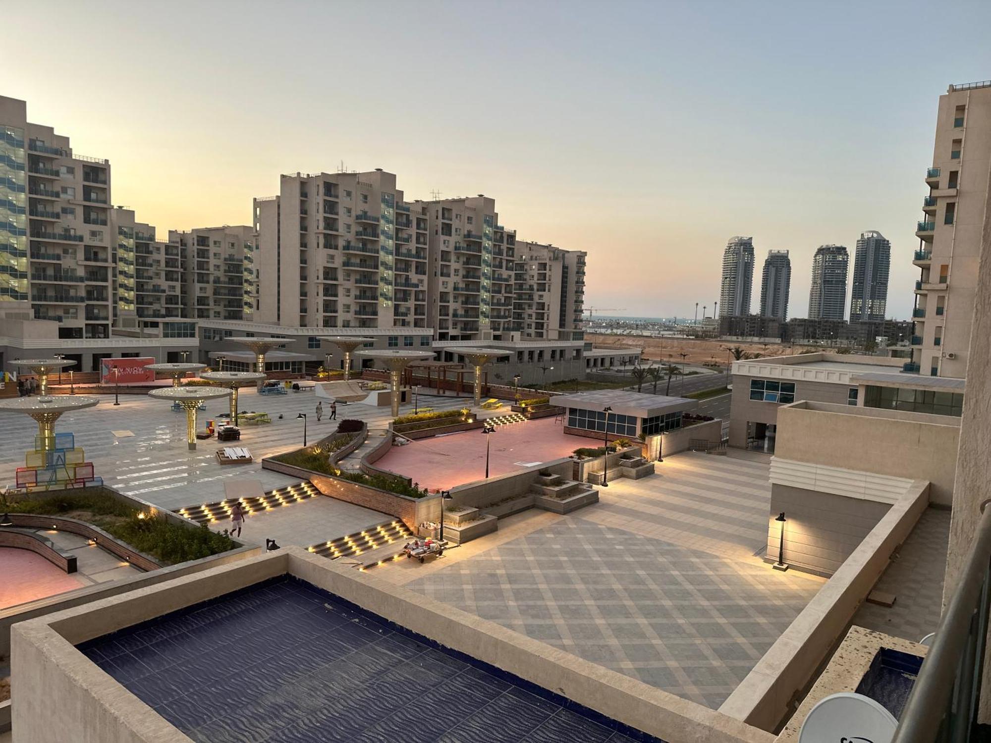 الداون تاون الجديده خلف الابراج El Down Town New El Alamaein شقة العلمين
